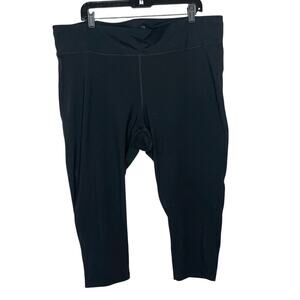 Gap Fit True black Athleisure Activewear Capri leggings  Size XXL
